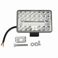thumbnail image 2 of 4Pcs 4 Inch Car LED Work Light 108W 36LED Bar Square Spotlight 12V 24V Offroad for Truck Offroad ATV,4 x Work Light 4 x Bracket 8 x Screw 8 x Nut,black, 2 of 8