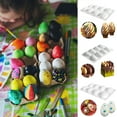 thumbnail image 4 of Easter Cake Mold Non-stick DIY Silicone 8 Cavity Dinosaur Egg Dessert Chocolate Baking Mould Kitchen Gadget, 4 of 7