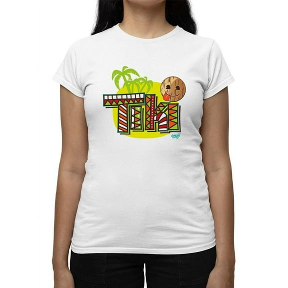 Tiki-Style Hawaiian Luau Party Graphic Women's T-shirt