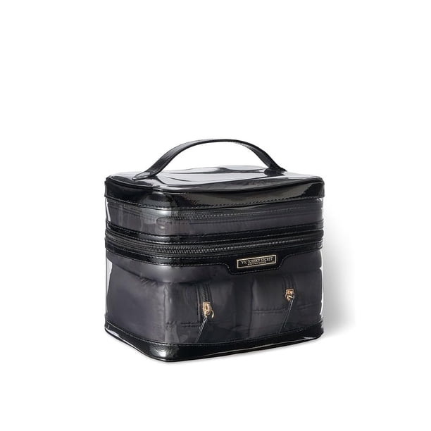 Maleta Train Case Victoria's Secret 4 en 1 Black Lily reciclada