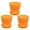 Yellow, variant on Amacok 3Pack Garden Pots 5.5" Small Resin Plant Pots With Drainage Holes And Saucers, Planting Gardening Containers, Flower Planters For Indoor Plants