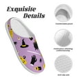 thumbnail image 5 of Kdxio Cute Halloween Women's Men's Slippers Plush Slip-On House Slipper for Winter Indoor Soft Cushion Non-slip Fluffy Slides Slippers-8, 5 of 7