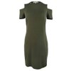 Women's Matte Jersey Cold Shoulder Dress-I-S