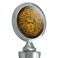 thumbnail image 2 of Medusa Gorgon Head Covered in Snakes Wine Bottle Stopper, 2 of 8