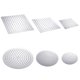 thumbnail image 5 of Inteprter Alcachofa de ducha cuadrada redonda Superficie grande 8 10 12 Cromo Acero inoxidable Agua Lluvia arriba Juegos de accesorios de baño No.2 Inteprter  HA025924-02, 5 of 6