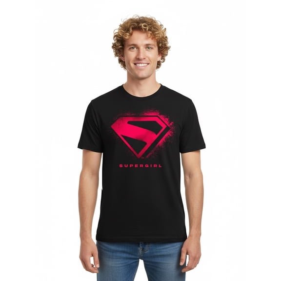 DC Comics Supergirl Men’s & Big Men’s Graphic Tee, Sizes S–3XL