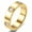 gold2, variant on Gold Rings for Women,Rigid Structure Tarnish Free Gold Rings,Skin-Compatible Dainty Rings for Women,Gold2 Plated
