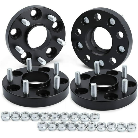 CWA 5x115 Hubcentric Wheel Spacers 20mm Thick Compatible with Chrysler 300 25mm 14x1.5 71.5cb Grade 12.9 Studs Set of 4