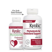 Kyolic Aged Garlic Extract Formula 107, Phytosterols for Cholesterol Support, 240 Capsules