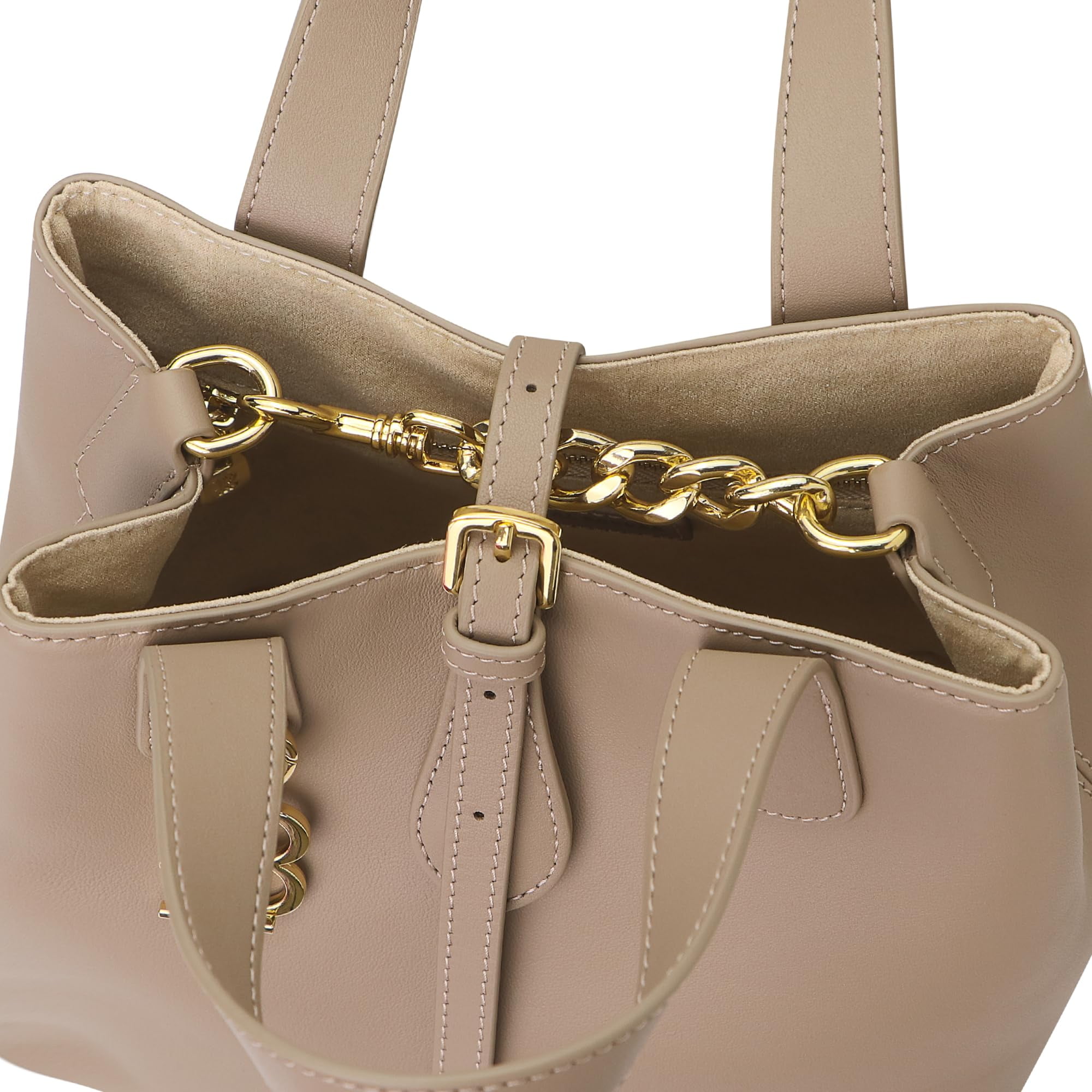 Royal Bagger Women's Genuine Cow Leather Bucket Bag, Elegant Crossbody Shoulder Purse, Tote & Basket Handbag with Strap 3262