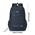 thumbnail image 3 of XIMIN Men Smell Proof Travel Laptop Backpack Large Capacity Carbon Enduring Secure Anti Theft Water Resistant Business Bag with USB Charging Port 3 Zips Black, 3 of 7