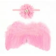 thumbnail image 5 of MIASHUI Angel Baby Wings Photography Prop Soft Photography Costume Role Play Angel Baby Costume Infant Clothing Accessories Pink, 5 of 7