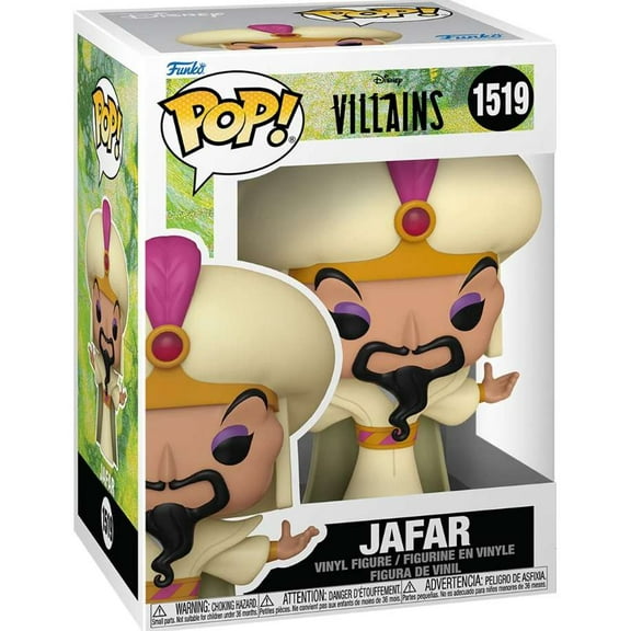 Funko POP! Disney Villains Aladdin Sultan Jafar Figure #1519!