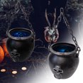 thumbnail image 3 of Home Decor Qwtwty Halloween Multicolor Light-Up Witch's Cauldron Outdoor Decorative Hanging Ornament, 3 of 7