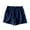 Blue, variant on YUGYXL Cotton Linen Shorts for Women Summer Drawstring Comfy Shorts Trendy Stretch Waist Quick Dry Holiday Shorts with Pockets Dark Gray M