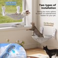thumbnail image 3 of Percha para Ventana de Gato JUNSPOW Inalámbrica que Brilla en la Oscuridad, Soporta 18 kg, 3 of 6