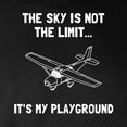 thumbnail image 3 of CafePress - Sky Playground Plane Long Sleeve T Shirt - Long Sleeve Dark T-Shirt, 3 of 4