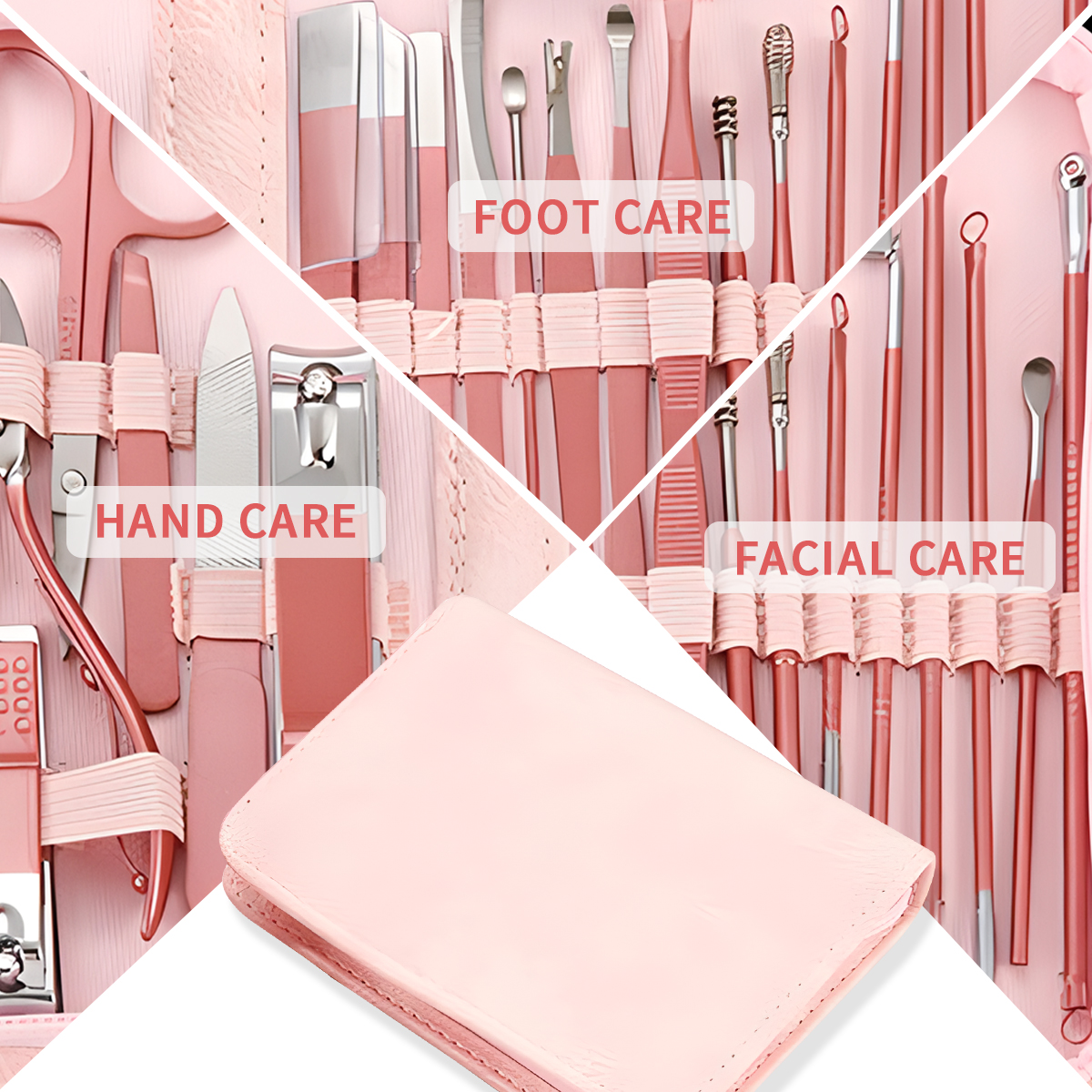 30-in-1 Manicure Set Nail Clipper Set Manicure Nail Set Kit with Everything Profe, Nail Clippers Fingernail Toenail Clippers Manicure Pedicure Tools for Travel