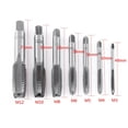 thumbnail image 3 of Cergrey 7pcs Metric Thread Steel Tap Tapping Tool M3, M4, M5, M6, M8, M10, M12, Screw Taps Tool Set,Thread Tap, 3 of 8