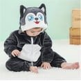 thumbnail image 4 of Disfraz de Halloween para bebé, mono unisex con capucha de dibujos animados para niño pequeño, bonito atuendo navideño para el hogar., 4 of 5