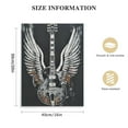 thumbnail image 2 of Nawypu Rock Guitar Art, Wings Art, Rock Guitar And Wings Canvas Posters And Prints Wall Art Paintings Canvas Painting Posters And Prints Wall Art Pictures for Living Room Bedroom Decor, 2 of 5