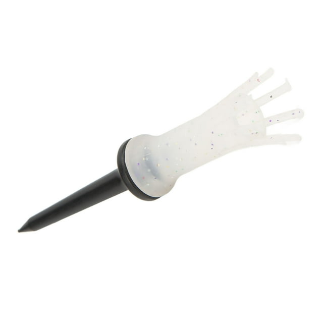 Soft Rubber Tees, Low Resistance Tees Stable Strong Stylish Durable For Putting Green Red,Transparent White