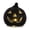 Black, variant on Halloween Pumpkin Lantern, LED Light-Up Jack-O'-Lantern for Spooky Party, Home & Courtyard Decor