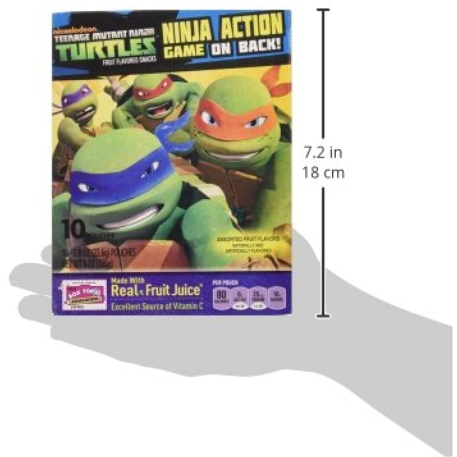 Betty Crocker Fruit Flavored Snacks, Teenage Mutant Ninja Turtles