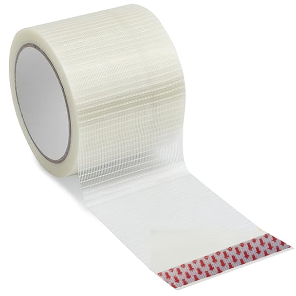 Waterproof Fiberglass Repair Tape, 2.36in x 25m Heavy-Duty Fiber Tape for Awnings, Tents, Canvas & Tarpaulin, Strong Adhesive Seal