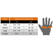 Meister Wrist Wrap Weight Lifting Gloves w/ Gel Padding (Pair) - Gray/Neon Green - Medium