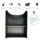 thumbnail image 4 of Center Console Organizer Tray for Ioniq 5 2022-2024 Lower Center Console Storage Box Accessories, 4 of 5