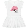 thumbnail image 3 of Inktastic Japanese Cherry Tree Kitty Cat Girls Toddler Dress, 3 of 5