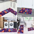 thumbnail image 5 of Pioneer Flower Floral Print Pattern Kitchen Rugs Sets Of 2,Anti Fatigue Kitchen Mat Rugs Non Slip Washable,Decorative Kitchen Floor Mats for Kitchen,Sink,Laundry,17"x30"+17"x47", 5 of 7