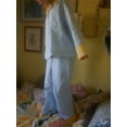 thumbnail image 2 of Women Y2k Pajama Set Striped Contrast Color Long Sleeve Sleepwear Lounge Sets Homewear Nightwear, 2 of 7