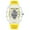 K-2391B Yellow, variant on Fashion Hollowed Men Watches Tonneau Transparent Analog Display Silicone Strap Calendar Quartz Waterproof Trend Male Wrist Watch