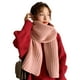 thumbnail image 2 of Bufanda Skymirror para mujer, de punto, de color liso, lisa, gruesa, suave, cálida y cómoda, para otoño e invierno, para adultos, chal largo para exteriores., 2 of 8