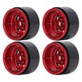 thumbnail image 2 of 4 PCS RC Car Wheel Hub 2.2in 12mm Hex Drive Aleación de aluminio 36mm Espesor Metal Wheel Hub para 1/10 Crawler Car, 2 of 8