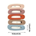 thumbnail image 2 of OugPiStiyk 5PCS Flat Hair Claw Clips for Women - Stylish Lay Flat Claw Clips for All Hair Types Chics Hair Accessories for Girls, Beauty & Personal Care, 2 of 2
