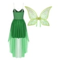 thumbnail image 4 of Robe de Fée Forêt pour Femmes Robe à Paillettes Tenues Elf Robe avec Ailes Vert m, 4 of 5