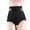 Black, variant on Women Panties High Waist Textured Cotton Shaping Briefs Tummy Lifting Hip Up Underwear for Daily Inner Wear