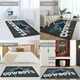 thumbnail image 2 of Football Cowboys Home Decor Living Room Carpet Non-slip Soft Comfy Floor Rug Kitchen Bedroom Entrance Doormat Mats, 2 of 6