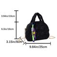 thumbnail image 4 of Bolso bandolera para mujer Bolso de hombro acolchado informal Bolsos y monederos (Negro) Likrtyny Para Estrenar, 4 of 4