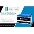 thumbnail image 2 of 12V 10AH Lithium Replacement Battery for Lithonia ELB-1212, 2 of 6