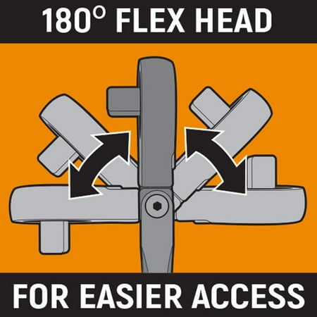 

Gearwrench 81371T 1/2 Drive 90-Tooth Locking Flex Head Teardrop Ratchet 17