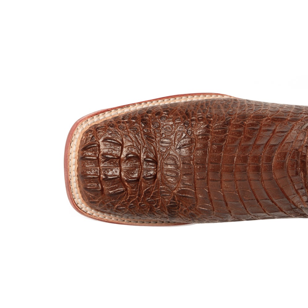 FERRINI Men's Print Caiman Croc S-Toe, Color: Sport Rust, Size: 10.5-EE (4039323105EE) - image 4 of 5