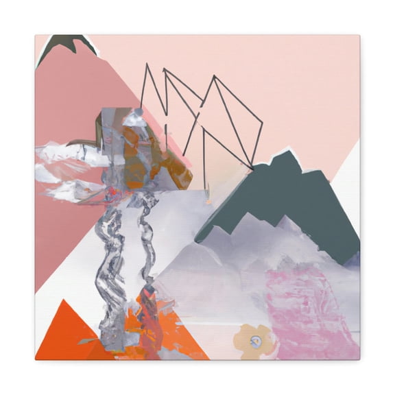 Mountainous Yonder Vistas - Canvas