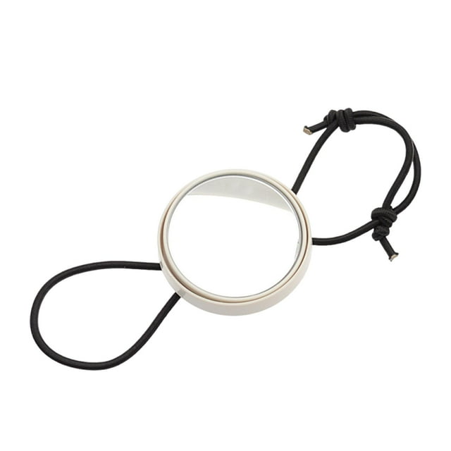 koolsoo Diving Rear View Mirror for Enhanced Visibility Angle Narrow Space White