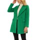 thumbnail image 4 of Abrigo largo con cinturón y solapa elegante para mujer INSPIRE CHIC en verde XL, 4 of 6