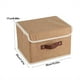 thumbnail image 4 of Caja De Almacenamiento De Ropa, Caja Organizadora De Ropa De Lino Transpirable A Prueba De ácaros, Resistente Para El Hogar, 4 of 8