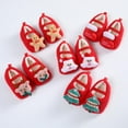 thumbnail image 6 of Monfince Baby Toddler Shoes Newborn Plush Warm Boots Christmas Slipper Shoes Infant Winter Prewalker Boot 0-6M, 6 of 8